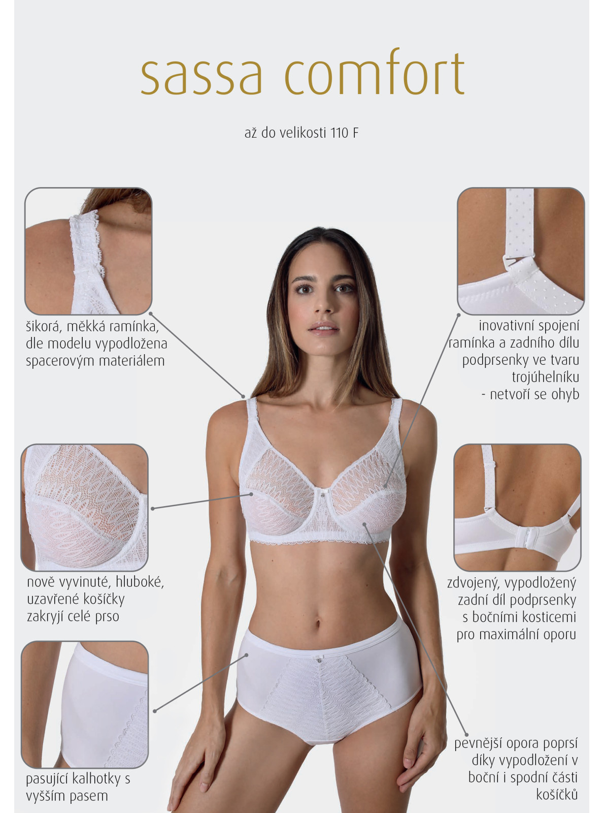 Podprsenka Flexicup® (spacer) GRAPHICAL JACQUARD Podprsenka Flexicup® (spacer) GRAPHICAL JACQUARD