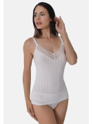 Košilka s úzkými ramínky NATURAL STRIPE