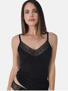 Košilka s úzkými ramínky NATURAL STRIPE