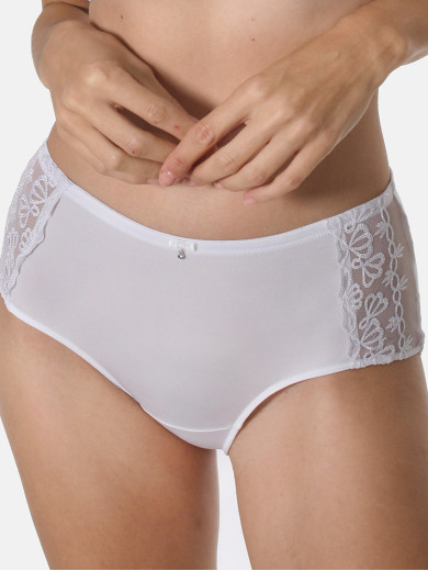 Kalhotky s vyšším pasem FAMOUS EMBROIDERY 49001