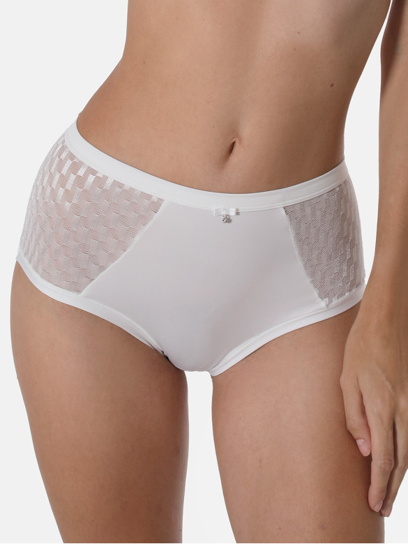 Kalhotky s vyšším pasem GRAPHICAL JACQUARD