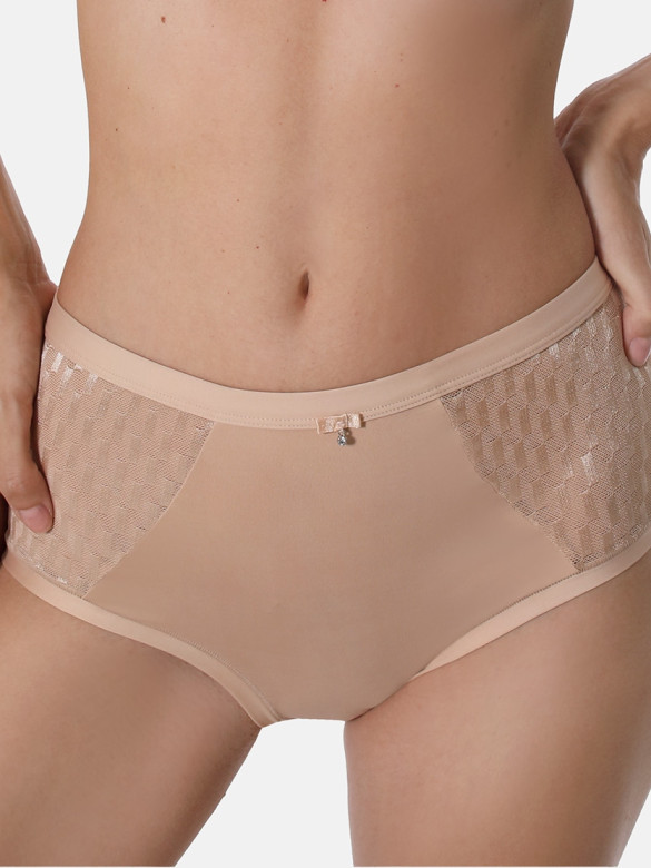 Kalhotky s vyšším pasem GRAPHICAL JACQUARD Kalhotky s vyšším pasem GRAPHICAL JACQUARD