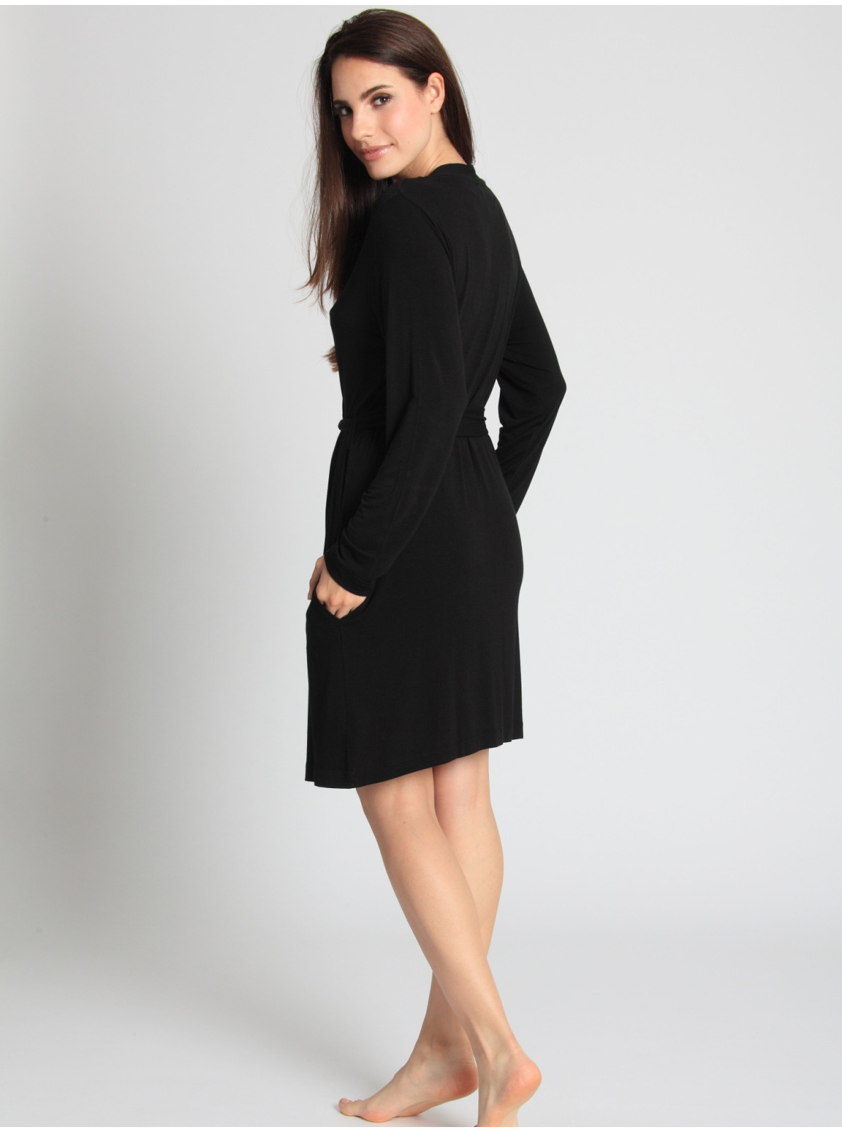 Lehký viskózový župan CASUAL COMFORT LOUNGEWEAR Lehký viskózový župan CASUAL COMFORT LOUNGEWEAR