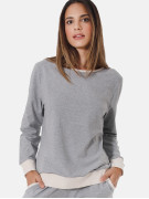 Triko s dlouhým rukávem CASUAL COMFORT MELANGE