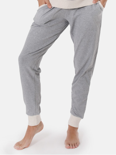 Kalhoty jóga CASUAL COMFORT MELANGE Kalhoty jóga CASUAL COMFORT MELANGE