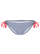 Bikini spodní díl STRIPE PRINT WITH RED CONTRAST