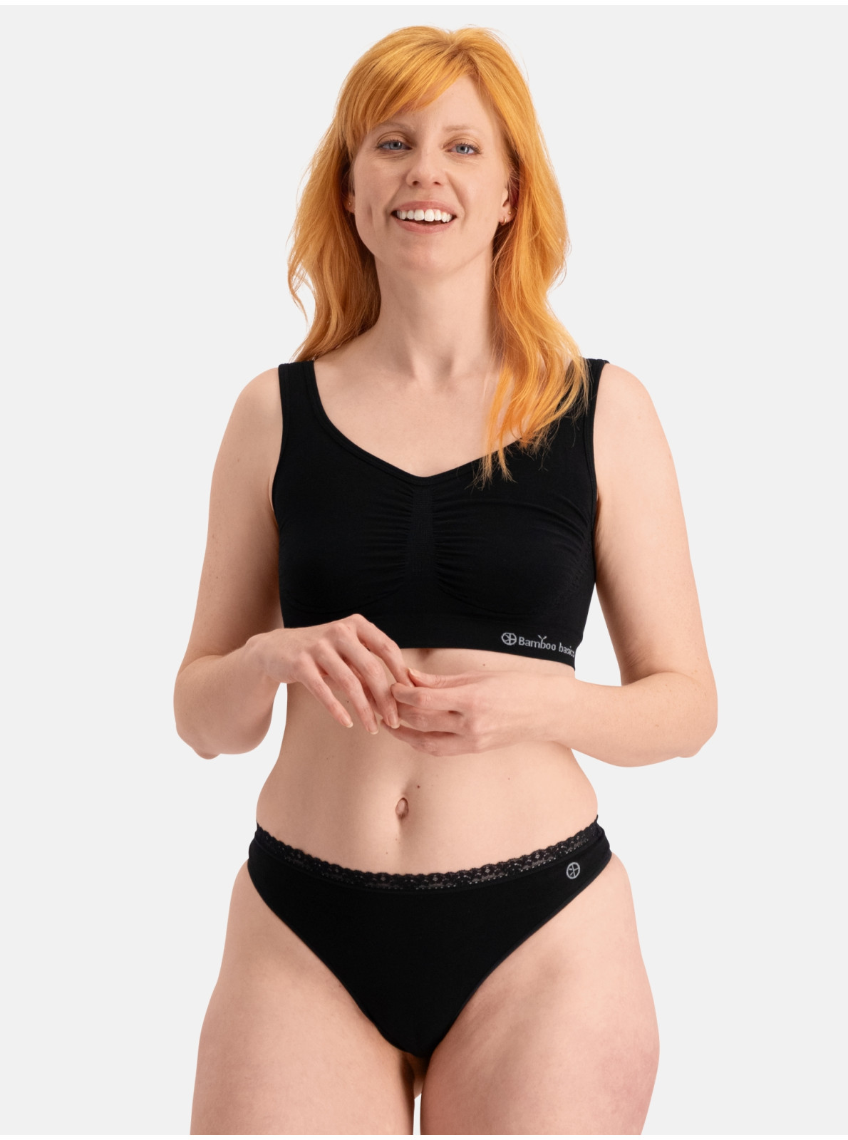 3-PACK Tanga s krajkou bezešvá 3-PACK Tanga s krajkou bezešvá