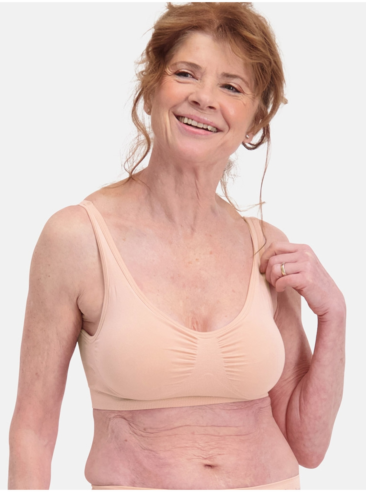 Podprsenka bez kostic s vyjímatelnými vycpávkami Podprsenka bez kostic s vyjímatelnými vycpávkami