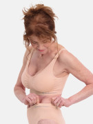 Podprsenka bez kostic s vyjímatelnými vycpávkami