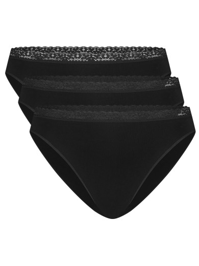 3-PACK  Kalhotky s krajkou bezešvé B.LUCY