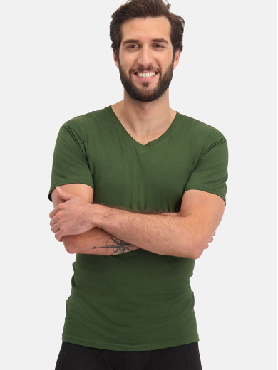 2-PACK Triko V-výstřih