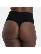 3-PACK  Tanga vysoká bezešvá